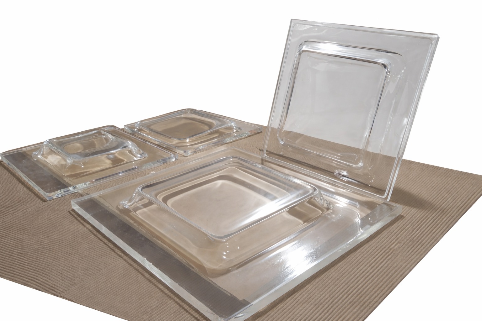 Tampas de acrílico transparentes para seladora